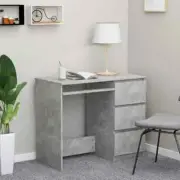 NNEVL Desk Concrete Grey 90x45x76 cm Chipboard