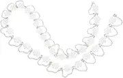 Beatifufu Headband Rhinestone Trim Decorative Pearls Rhinestone Chain for Craft Clothing Embellishment Trim for Special Occasions