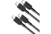 Anker 310 USB-C to USB-C Cable 6ft Braided 2 Pack [B81E6011]