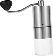 Baluue 3 Pcs Hand Mill Manual Bean Pouches Hand Crank Automatic Coffee Bean Bur for Coffee Crusher Hand Coffee Manual Crusher Burr Coffee Grinders Tablet Stainless Steel