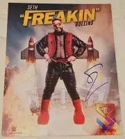 WWE Official Autograph 11x14 Poster Print Auto signed by Seth "Freakin" Rollins