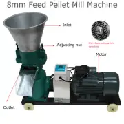 220V Feed Pellet Mill Machine Chicken Duck Horse Livestock Feed Machine 8mm Best