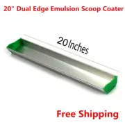 20" / 45.7cm Dual Edge Emulsion Scoop Coater for Screen Printing Free Shipping