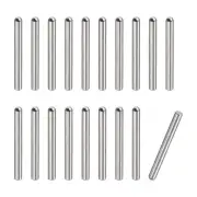 2.5x25mm Dowel Pins, 20pcs Round Head Flat Chamfered End Dowel Pin