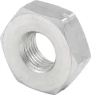 Allstar Jam Nut 1/2-20 in Left Hand Thread Aluminum Natural Set of 4 18279