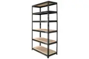 Stratco NEW Rivet Lock 6 Shelf Kit 2100 x 1200 x 450mm DIY Assembly Powdercoated Steel
