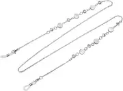 [Uonlytech] Stylish Eyeglass Chain for Women Versatile Lost Glasses Holder Necklace Durable Lanyard for Sunglasses Fade Resistant and Secure Accessory Shell