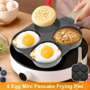 Egg Frying Pan Aluminum 4 Cups Egg Frying Pan Nonstick Mini Egg Cooker bivGg
