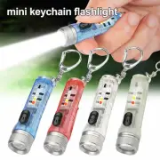 USB Rechargeable LED Flashlight Lamp Mini Keychain Pocket Torch Light Portable