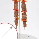 Barbecue Skewer BBQ Cookware 15" with Hanger Stainless Steel Reusable Grill