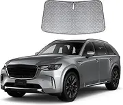 OTTO Shades 6 Layers Thick WindScreen Sunshade for Mazda CX-90 2023-2025 Certified Foldable Windshield Sun Visor Proven to Block 99% UV Rays Heat Shield Cover Keeps Car Cool
