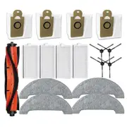 Main Side Brush, HEPA Filter, Mop Dust Bag for RV1 Pro/RV1 Pro Max Robot Vacuum