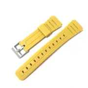 Genuine Casio Watch Strap Band Yellow Replacement 10361916 fits F-91 F-91WC-9A