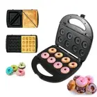 Donut Maker, 3 in 1 Electric Waffles Sandwich Machine，Panini Press Grill Iron Se