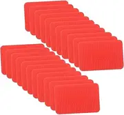 JECOMPRIS Plastic Flat Shims 100pcs Set for Door Window Frames Small Thin Vibration Reduction High Durability Diy Friendly