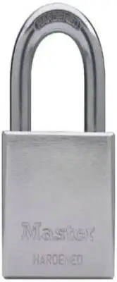Master 532DPF Chrome Steel Body Keyed Different Padlock