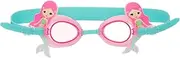1Pair Swim Goggles Lightweight Fog Swimming Goggles for Comfortable Fit for Boys and Cartoon Design for Safe Eye Protection