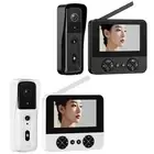 Wireless 4 3 Inch Intercom Doorbell with Memory Card Recording Feature