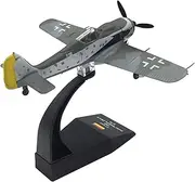 1/72 WWII German Focke-Wulf Fw 190A-8 WüRger Fighter Plane Model Alloy Die-Cast Aviation Collectibles for Home Decor
