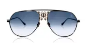 Anna-Karin Karlsson MISS ROSELL 2.0 Black & Gold Men's Sunglasses Gold Size 62