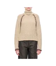 turtleneck sweater XS,M Nude