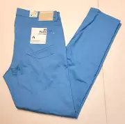 New BRAX HI-FLEX Pants Air Blue Men 38x34 Chuck Modern Fit Chino Seaqual 38 $198