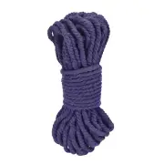 0.3" 50 Feet Macrame Cord, Cotton Cord Rope String 3 Strands Purple
