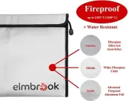 New Elmbrook Fireproof Document Bag