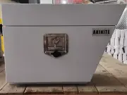 White Steel Underbody Toolbox RHS Under Body Under Tray Heavy Duty Ute Tool Box