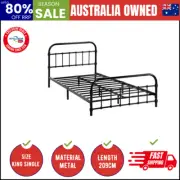 Metal Bed Frame King Single Size Bed Base Platform