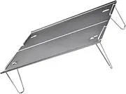 GANAZONO Portable Folding Picnic Table Mini Travel Dinner Desk for Camping BBQ Outdoor Eating Easy Install Compact Design Versatile Use for Picnics Fishing Sports Events
