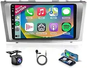 8 CORE 6G+128G Car Radio for Toyota Camry 2006-2011 Car Stereo with Wireless CarPlay/Android Auto, 9 inch 1280 * 720P IPS Touch Screen Head Unit Android 13 GPS WiFi Bluetooth 32-Band DSP Camera
