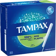 Tampax Super Tampons Medium Flow With Applicator 20 pack