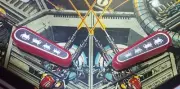 SPACE INVADERS CHROME PINBALL FLIPPER DECALS from METAL-MODS CHROME CAPS