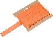 uxcell 1/2 Inch Single Fold Bias Tape Cotton Continuous Bulk Bias Tape for Sewing, Seaming Quilting Hemming Binding Crafts (Orange 10 Yards)