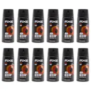12PK Axe 150ml Deodorant Bodyspray 48hr Odour Protect Long-Lasting For Men Musk