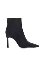 Townes Stiletto Ankle Boots - Black Suede