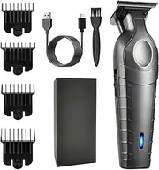 Beard Trimmer, Powerful Electric Razor, 8.27x2.76x3.94 inches Precision Mustache and Beard Groomer, Portable Cordless Clippers, Rechargeable Trimming Kit, for Head, Face, Legs