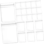 TEHAUX 100Pcs Plastic Jewelry Bags with Press Seal Closure Small Earring Pouches for Storage for Travel Organization