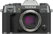 Fujifilm X-T50 Mirrorless Digital Camera Body, Charcoal Silver