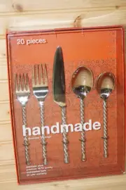 Gourmet Settings Silver Tear 20 Piece SET, BNIB 18/10 Forks Spoons Knives