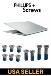 Set of 10pcs Bottom Back Case Cover Screws For MacBook Air 13" A1237 A1304 +