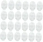 MOBUTOFU Waterproof Ear Protection Patch 100pcs Baby Ear Covers for Bath Shower Earring Protection Non-woven Pads