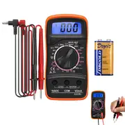 Digital Multimeter DC AC Voltmeter and Ohm Volt Amp Meter for Voltage Current Resistance