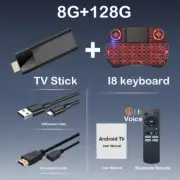 TV Stick Android 14 ATV Ram 4GB 8GB Rom 64GB