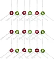 [YBVABE] Side Brush for ECOVACS DEEBOT OZMO X1 Omni/X1 Turbo/X1 PLUS/T10 PLUS/T9/T9+/N8 PRO/N8 PRO+/N8/N8+/NEO/N10/N10 PLUS/T8/T8+/T8 AIVI/920/950/N7/T20 Omni Robots Vacuum Cleaner 18 Pack Accessories