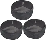 [SAFIGLE] 3pcs Catering Chef Hat: Chef Hat Mesh Cap Cooking Hair Nets Kitchen Head Cover Wrap Bandana Baker Caps Food Service Work Headwear for Western Hotel Restaurants Grey