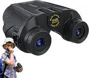 [Gihioue] Compact Binoculars, Binoculars for Adults, Waterproof 12 x 25 Outdoor Binoculars Telescope, HD Telescope Binoculars with Cleaning Cloth for Bird Watching, Hunting, Football Games