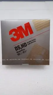 3M 12100 High Density DS HD 5 1/4" Diskettes NEW & SEALED, 10 Boxes of 10 Disks