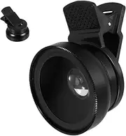 SECFOU 1 Set Mobile Phone Camera Lens Kit Clip with Super Wide Angle Macro Lenses for Enhanced Photography Durable Lightweight Design for All Smartphone Models